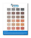 Vieira Integral Colour Chipped Colour Card